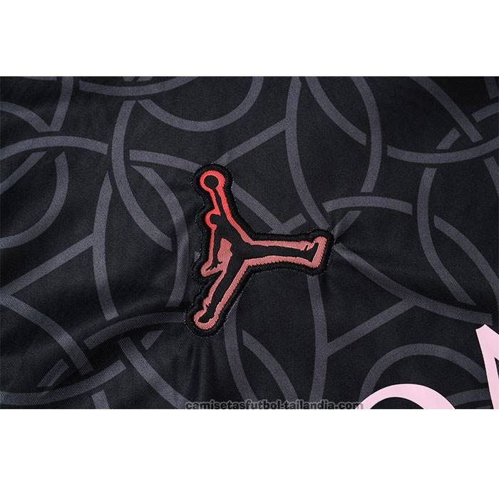 Chandal del Paris Saint-Germain Jordan Manga Corta 24/25 Negro - Pantalon Corto